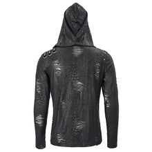 Load image into Gallery viewer, TT164 Diablo Shabby Hooded Long Sleeve T-Shirt