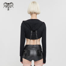 Load image into Gallery viewer, TT215 transparent chest women hoodie
