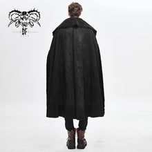 Load image into Gallery viewer, CA016 punk open arms men winter fur big cloak with loops