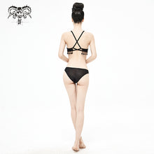 Load image into Gallery viewer, SST014 Tassel Gothic Swimsuit Set