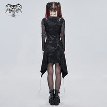 Load image into Gallery viewer, SKT135 Hollow out Tied Rope Shoulder Printed Dress