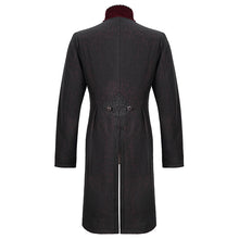 Load image into Gallery viewer, CT173 Gothic black and red bloody embroidered men coat