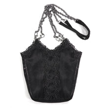 Load image into Gallery viewer, AS09501 black Gothic chain shoulder bag