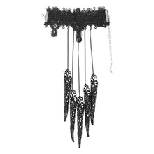 Load image into Gallery viewer, AS051 gothic sexy women lace bracelet with decoration fingerstall