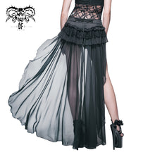Load image into Gallery viewer, PT027 Summer party costume Gothic jacquard shorts with chiffon backswing
