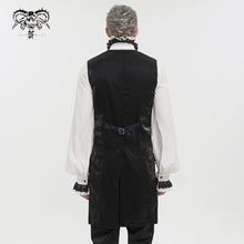 Load image into Gallery viewer, WT06902 Blue gothic men's vest with tail