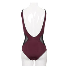 Load image into Gallery viewer, SST015 Chest hand-cranked gothic one-piece swimsuit