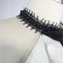Load image into Gallery viewer, AS02702 Gothic black and white Paisley jacquard contrast color men bow tie