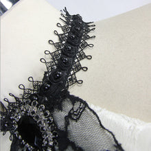 Load image into Gallery viewer, AS02702 Gothic black and white Paisley jacquard contrast color men bow tie