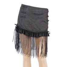 Load image into Gallery viewer, SKT022 fringed lace jacquard sexy ladies summer pleated short skirts