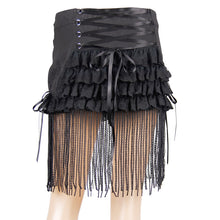 Load image into Gallery viewer, SKT022 fringed lace jacquard sexy ladies summer pleated short skirts