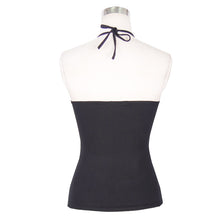 Load image into Gallery viewer, TT020 everyday summer sexy women V-neck Bat wings black cotton vests