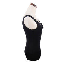 Load image into Gallery viewer, TTP224 summer punk daily life simple style broken holes women cotton vest