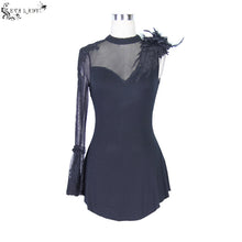 Load image into Gallery viewer, ETT003 Summer sexy ladies single flared sleeve hip covered stretchy mesh T-shirt