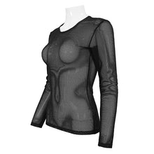 Load image into Gallery viewer, TT19801 Diamond-shaped net basic style long sleeves men t-shirts
