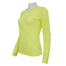 Load image into Gallery viewer, TT19803 fluorescent color Diamond-shaped net basic style long sleeves men t-shirts