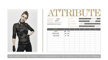 Load image into Gallery viewer, AS044 raggedy distressed collar with 2 pockets punk women body harness