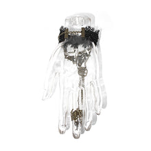 Load image into Gallery viewer, AS057 Steampunk accessories lace wrist women bracelet with golden chains