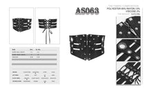 Load image into Gallery viewer, AS063 coarse grain leather fitted waist zipper up punk women belts