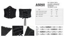Load image into Gallery viewer, AS092 Gothic pattern leather girdle