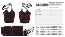 Load image into Gallery viewer, AS09502 red Gothic chain shoulder bag