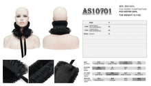 Load image into Gallery viewer, AS10701 Dark grained plush neckerchief (headband)
