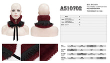 Load image into Gallery viewer, AS10702 red grained plush neckerchief (headband)