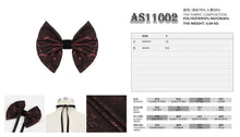 Load image into Gallery viewer, AS11002 wine Gothic bow tie
