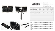 Load image into Gallery viewer, AS127 gothic big Chinese frog button girdle