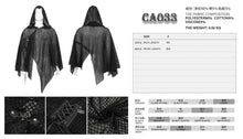 Load image into Gallery viewer, CA033 punk mesh asymmetric shawl