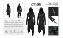 Load image into Gallery viewer, CT156 women winter fur slim punk fleece hooded long coat with loops
