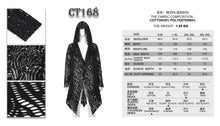 Load image into Gallery viewer, CT168 Darkness holes hooded men coat