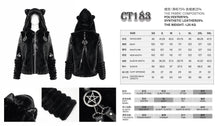 Load image into Gallery viewer, CT183 daily life wowen winter cat ear fur jacket