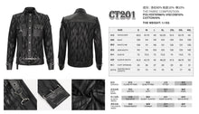 Load image into Gallery viewer, CT201 Similar to Hand Painted Asymmetric Punk Jacket