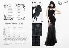 Load image into Gallery viewer, ESKT005 party darkness floral pattern floor length sexy women lace fishtail dress