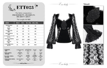 Load image into Gallery viewer, ETT023 Cross-shaped appliqued knitted T-shirt