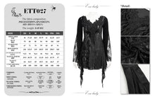 Load image into Gallery viewer, ETT027 Beaded collar lace appliqued Floral hip covered T-Shirt
