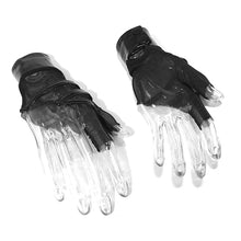 Load image into Gallery viewer, GE015 stage sexy punk fetish PVC leather mesh women black gloves