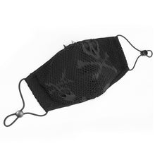 Load image into Gallery viewer, MK026 Punk skeleton printed mesh unisex nailed cotton mask