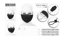 Load image into Gallery viewer, MK026 Punk skeleton printed mesh unisex nailed cotton mask