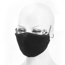 Load image into Gallery viewer, MK033 punk women leopard cat ears high quality dense velvet face mask