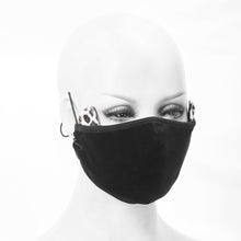 Load image into Gallery viewer, MK033 punk women leopard cat ears high quality dense velvet face mask