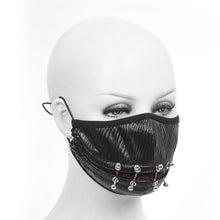 Load image into Gallery viewer, MK039 Punk rock Demonic Rift metal bright pleated men mask