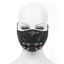 Load image into Gallery viewer, MK039 Punk rock Demonic Rift metal bright pleated men mask