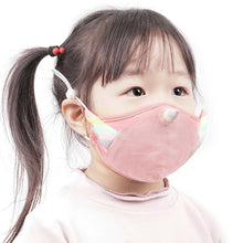 Load image into Gallery viewer, MK040 cute pink cartoon unicorn little girls cotton kid mask