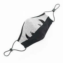 Load image into Gallery viewer, MK041 black and grey punk tusklike cotton masks for children