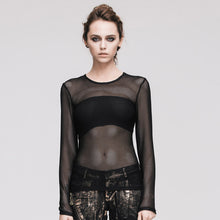 Load image into Gallery viewer, MTL004 fetish see through mesh t-shirts for women and men