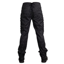 Load image into Gallery viewer, PT010 formal party jacquard men high waist floral Gothic trousers