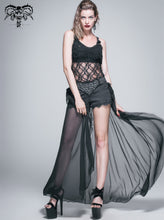 Load image into Gallery viewer, PT027 Summer party costume Gothic jacquard shorts with chiffon backswing