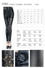 Load image into Gallery viewer, PT065 Gothic daily life sexy women leather leggings